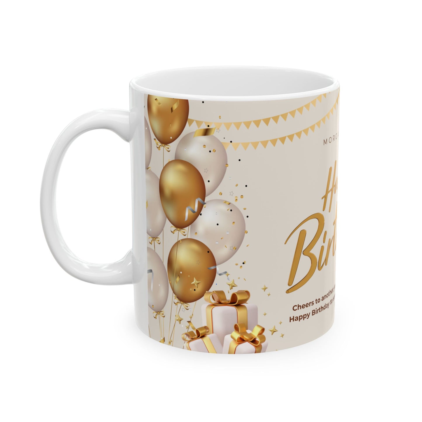 Happy Birthday Ceramic Mug, (11oz, 15oz) - 13983