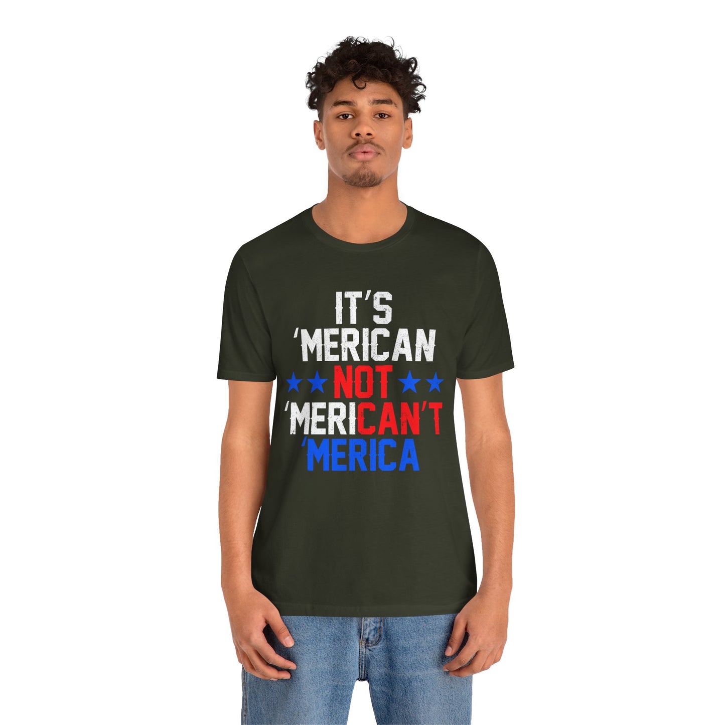 Patriotic Humor Tee, American Pride Shirt, Fun Casual Wear, Gift for Independence Day, Stylish Comfy T-Shirt - 13493