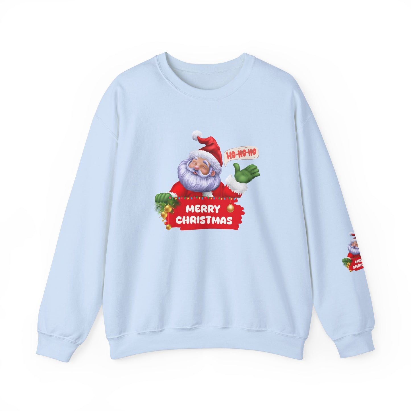 Santa, Hohoho, Merry Christmas - Unisex Heavy Blend™ Crewneck Sweatshirt - 10390