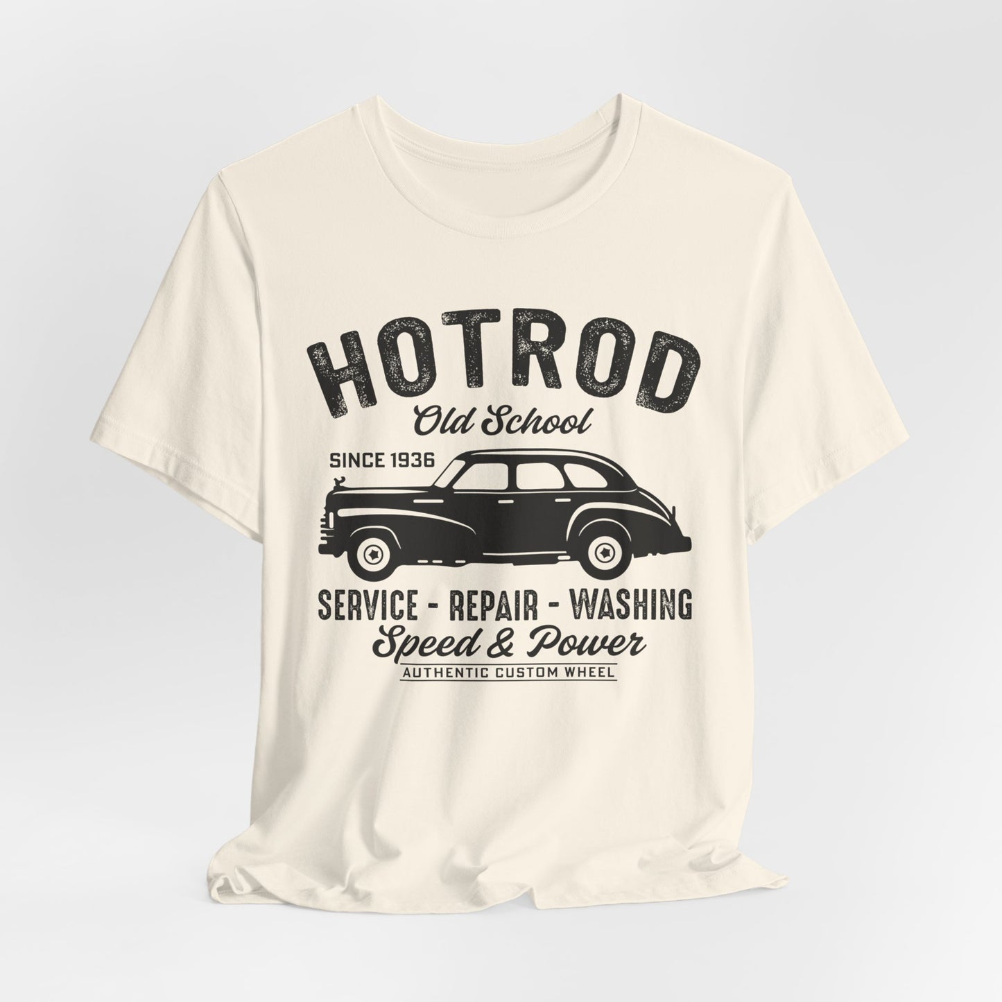 Hotrod, Old School - Unisex Jersey Short Sleeve Tee - 13035