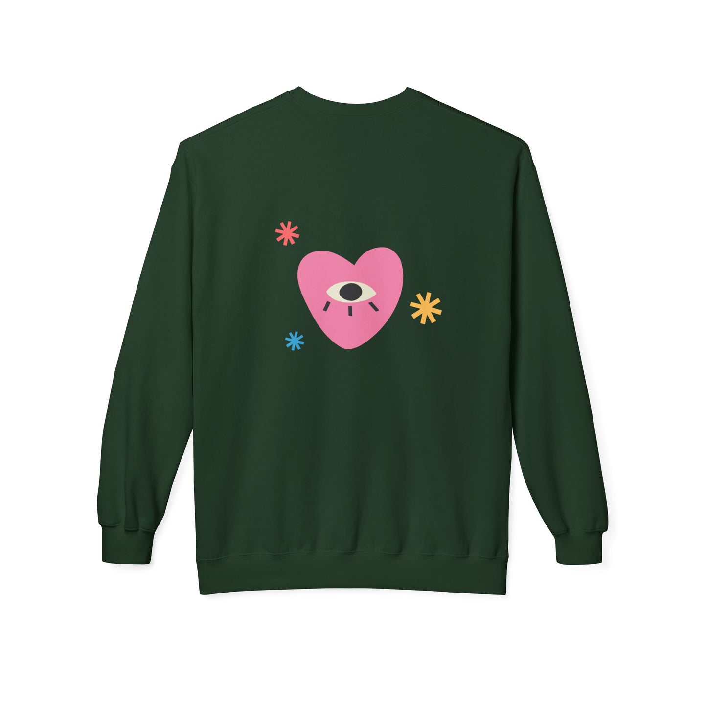 Love - Unisex Midweight Softstyle Fleece Crewneck Sweatshirt - 11624