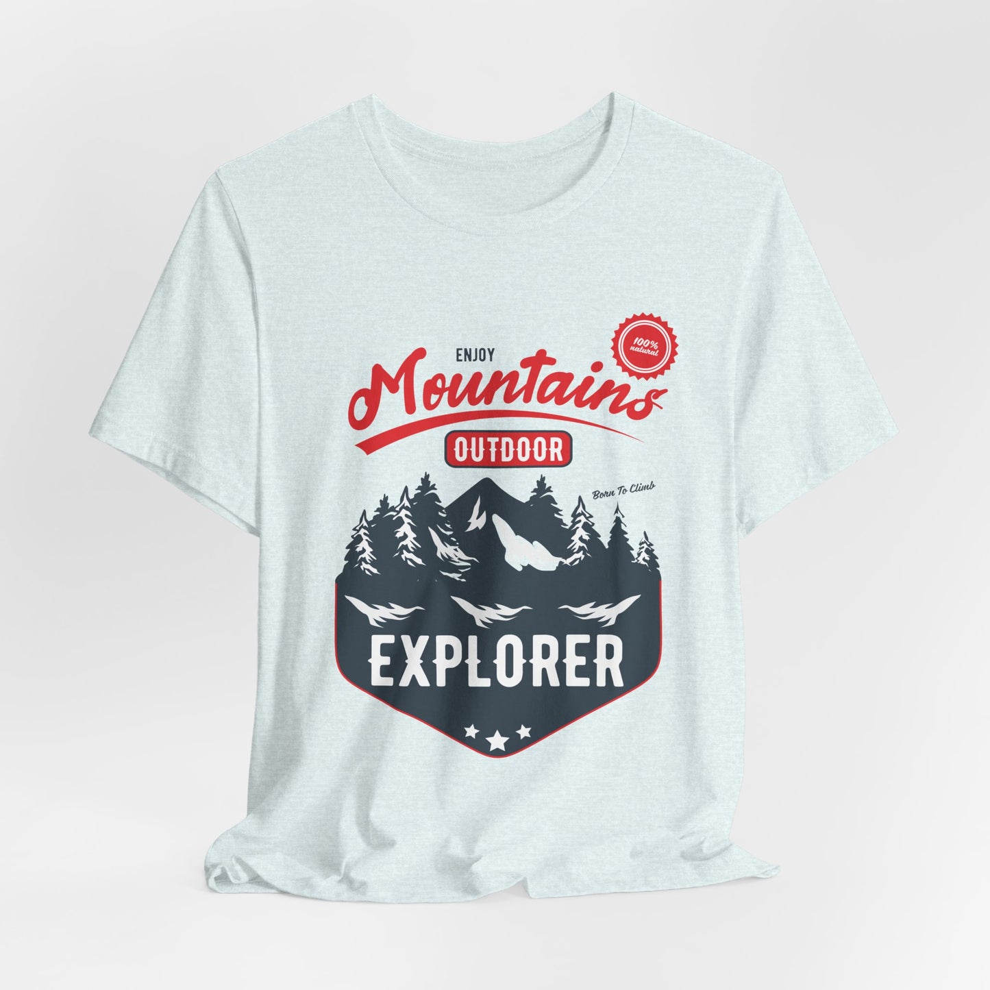 Enjoy Mountains, Outdoor Explorer - Unisex Jersey Short Sleeve Tee - 12592