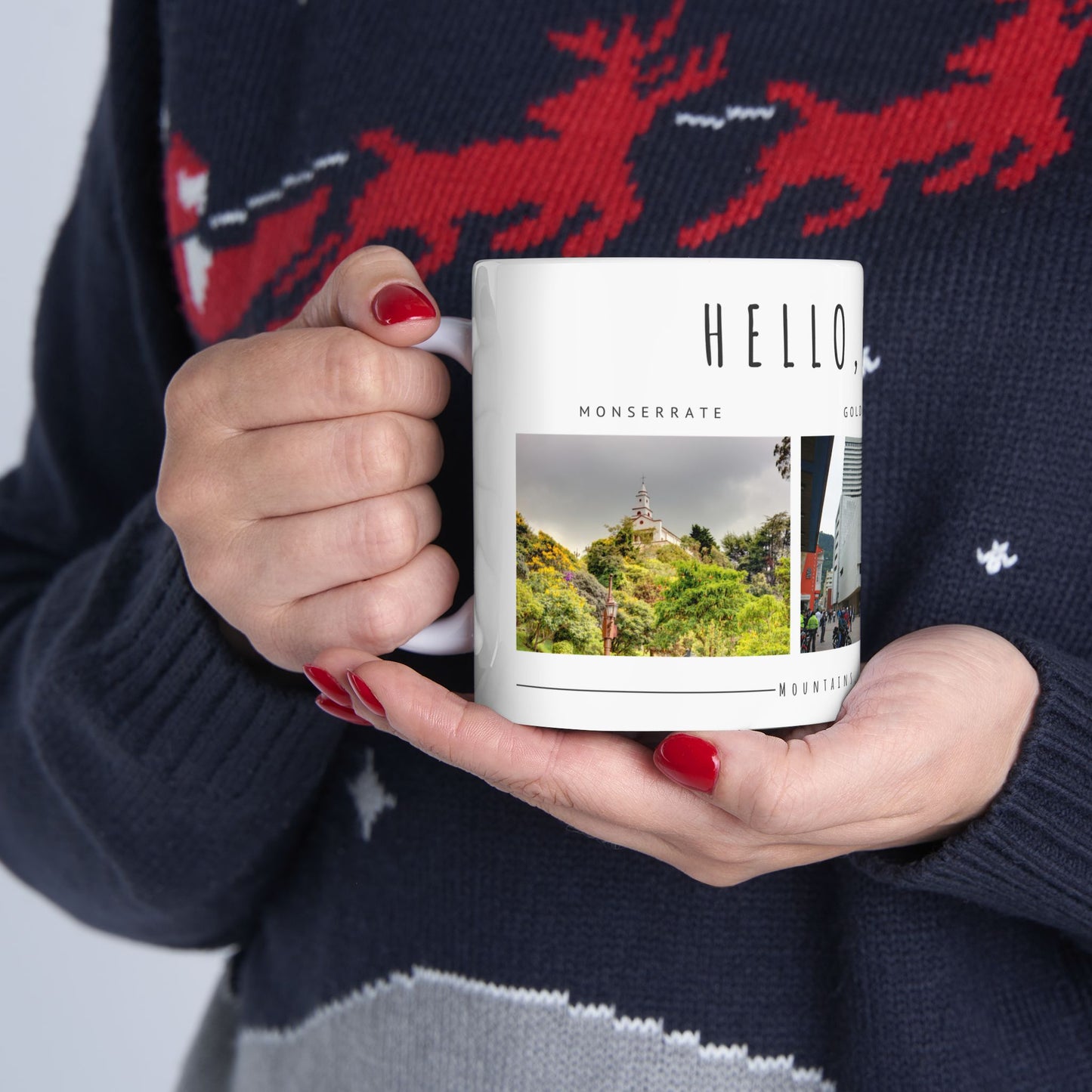 Hello Bogota! Ceramic Coffee Mug - 11oz & 15oz - 12175