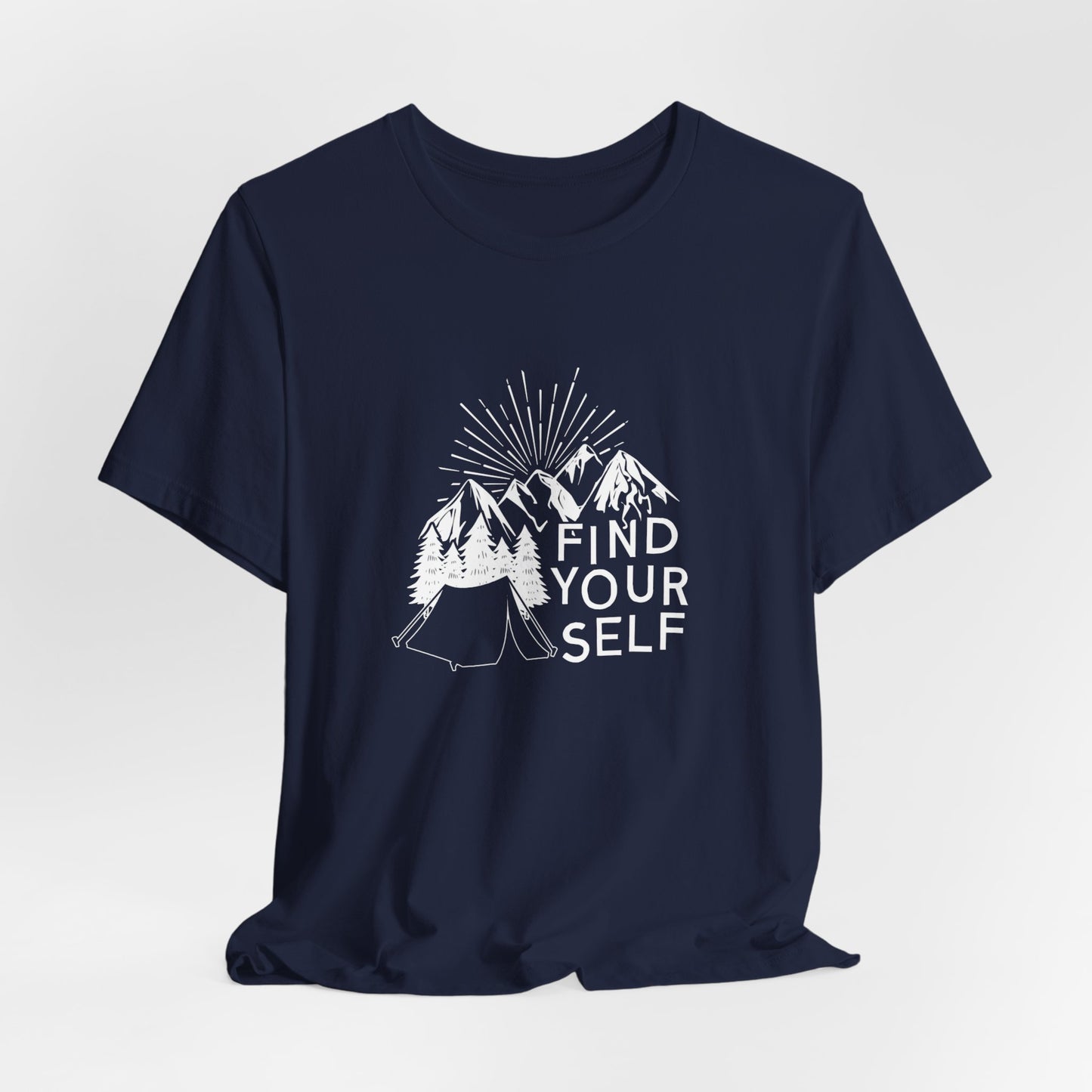 Camping: Find Yourself - Unisex Jersey Short Sleeve Tee