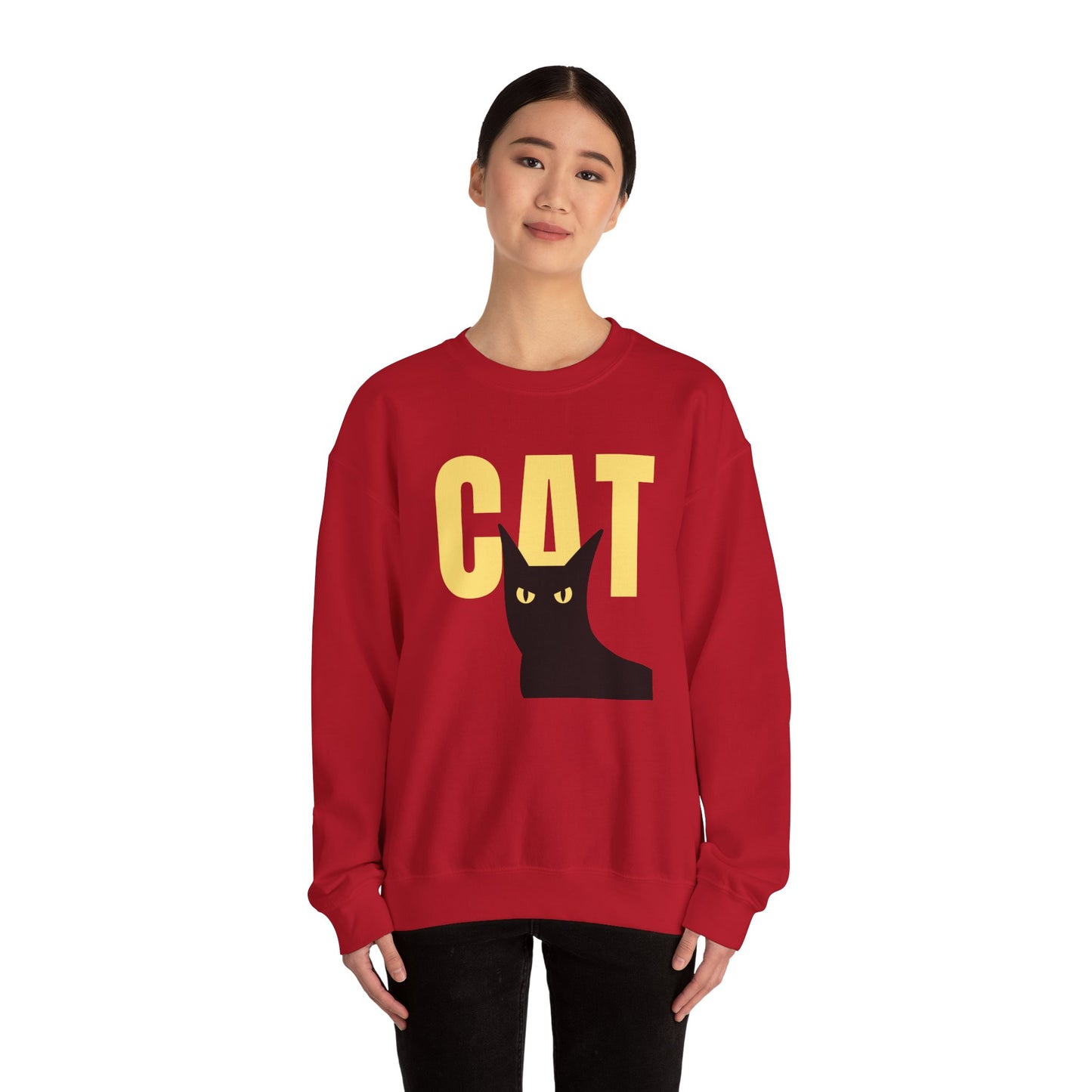 Black Cat - Unisex Heavy Blend™ Crewneck Sweatshirt