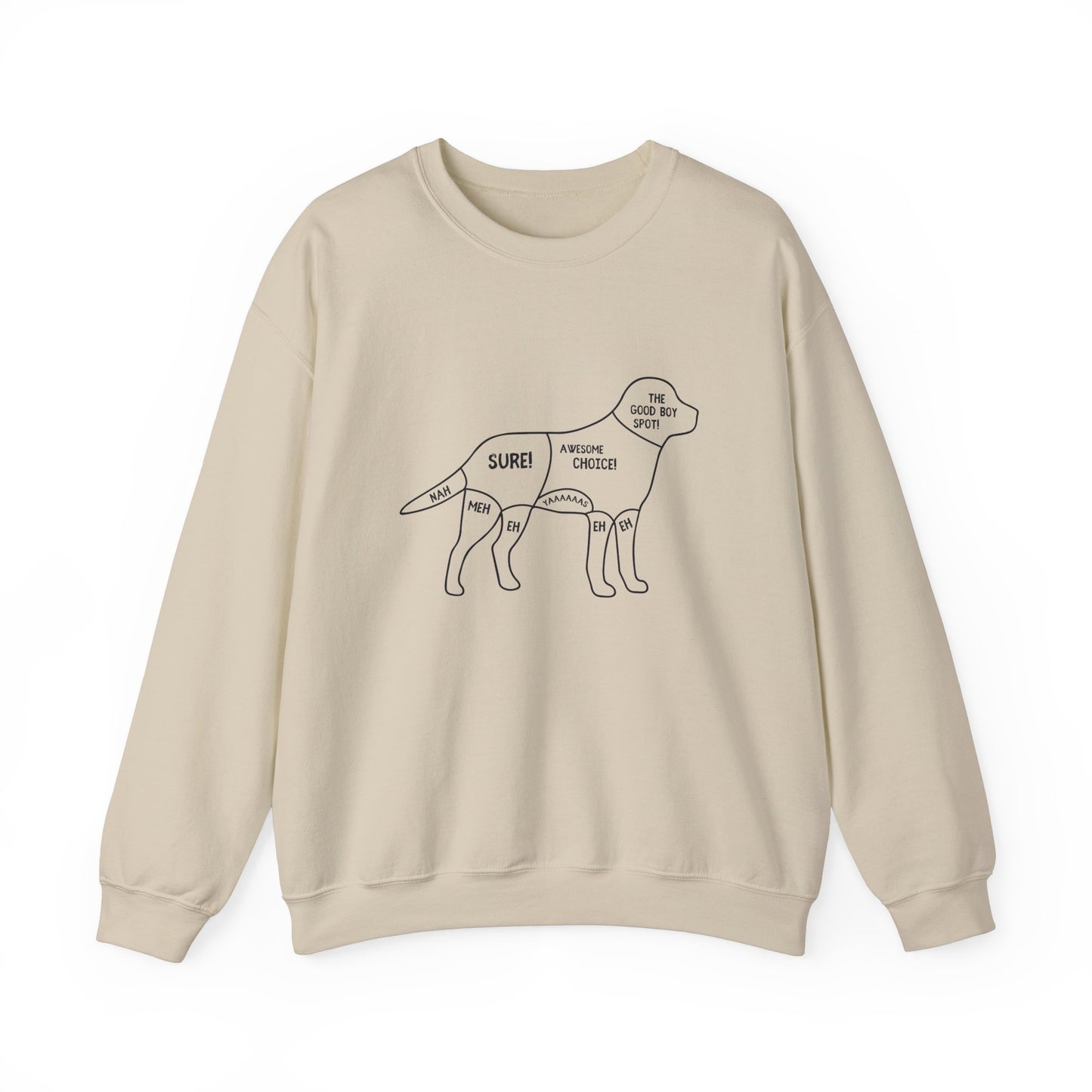 The Good Boy Spot!! - Unisex Heavy Blend™ Crewneck Sweatshirt