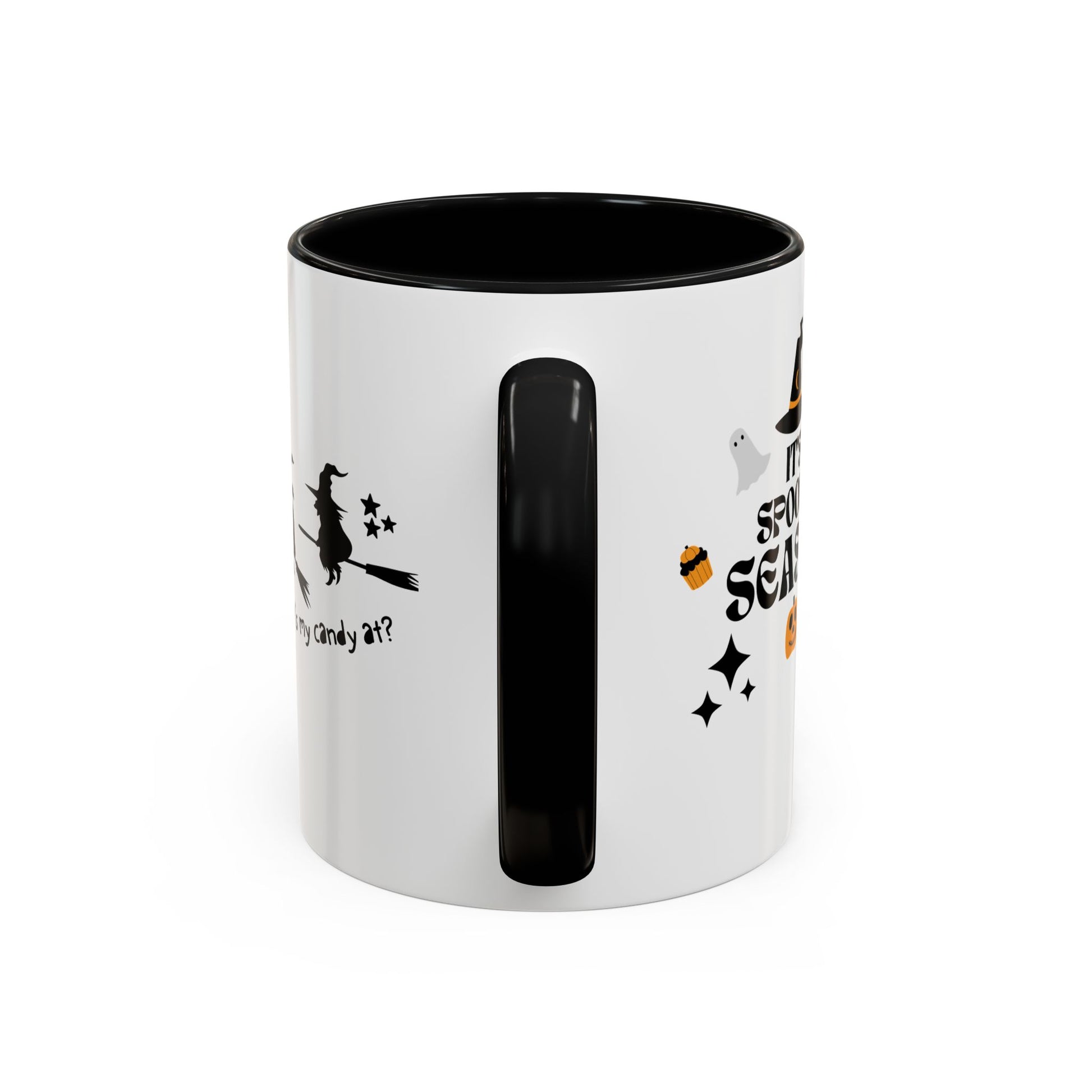 Bad Witch Energy - Accent Coffee Mug (11, 15oz) | 11 oz,11oz,15 oz,15oz,accent mug,Coffee Mugs,Halloween,Home & Living,Kitchen,Mugs,Spring Essentials,two tone,White base