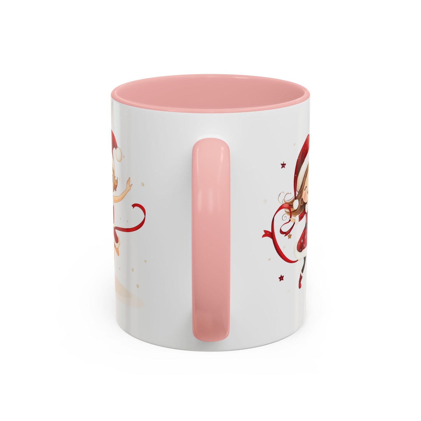 Olivia, Merry Christmas, For Girls, Customizable - Accent Coffee Mug (11, 15oz) - 10149