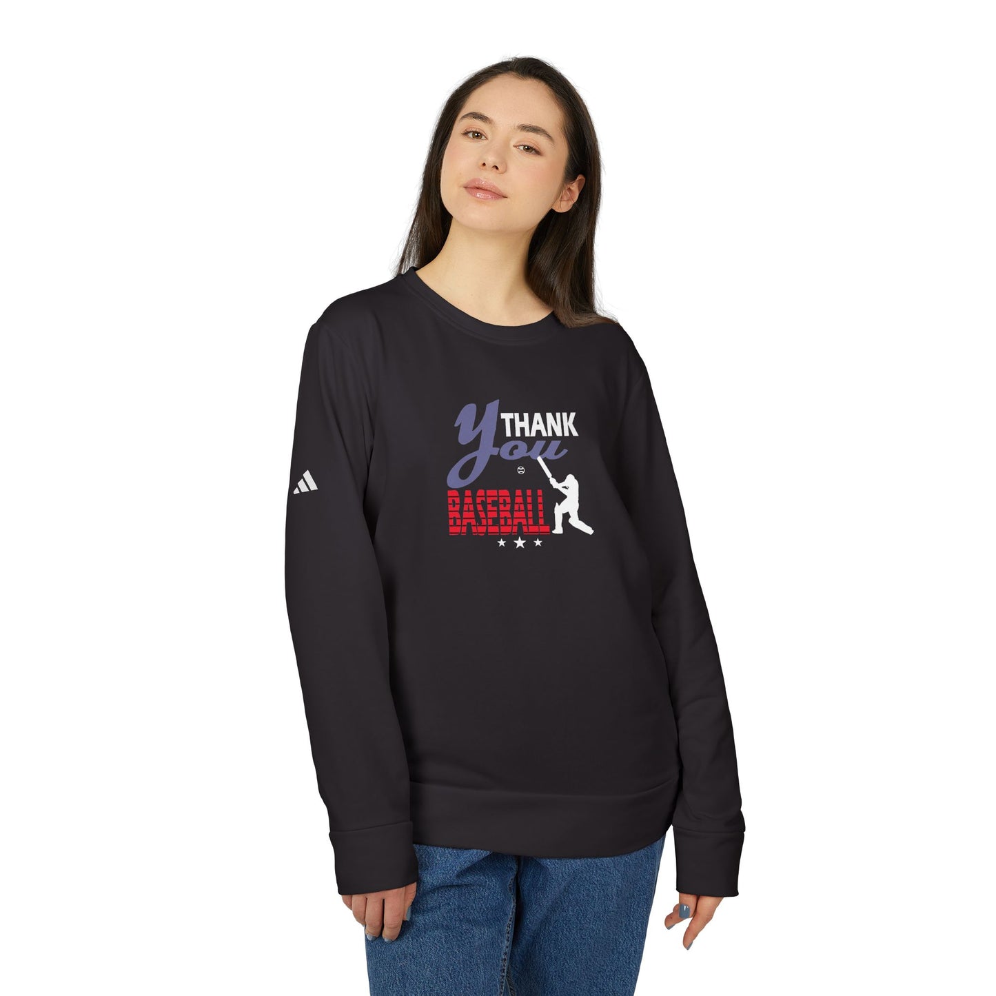 Thank You Baseball - Adidas Unisex Fleece Crewneck Sweatshirt