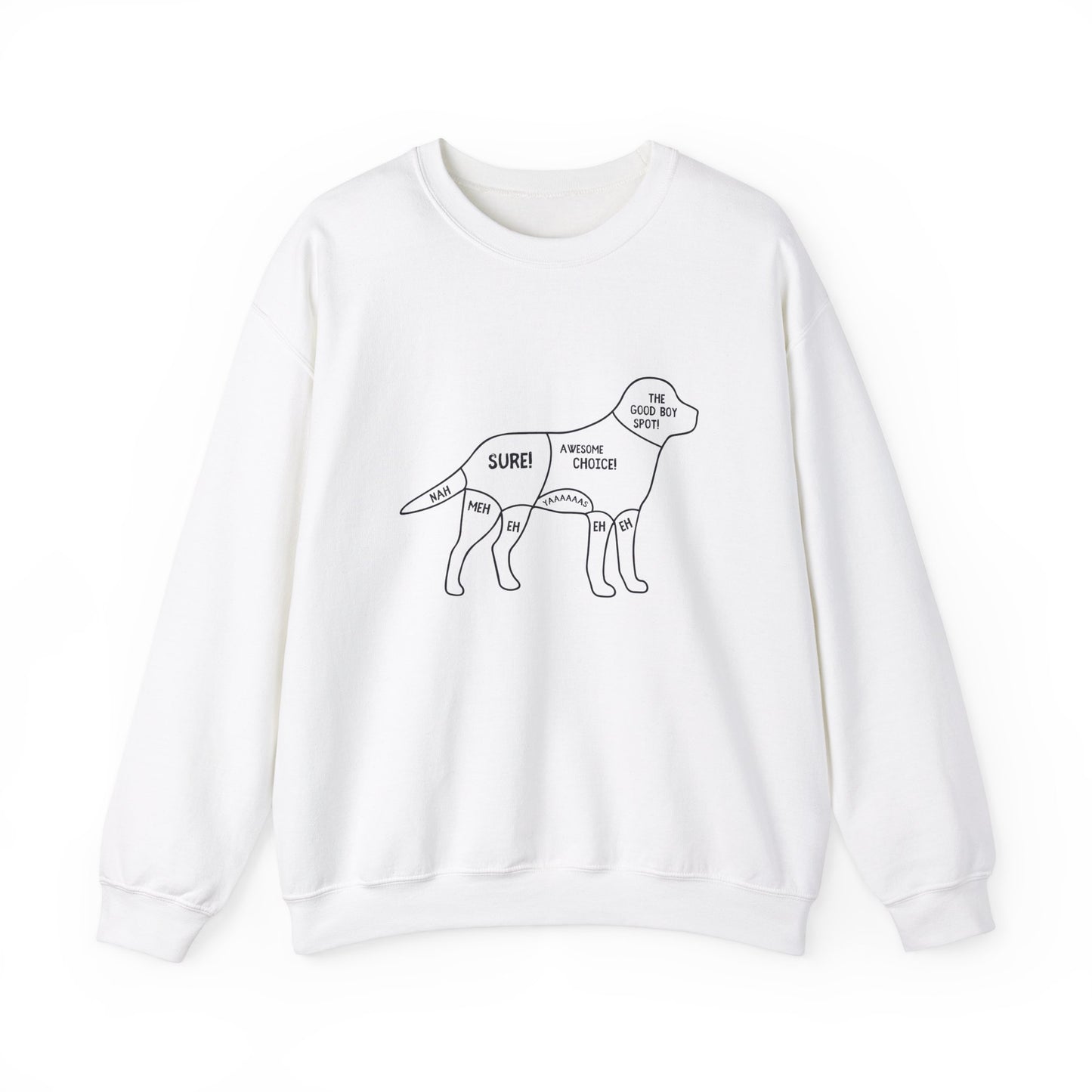 The Good Boy Spot!! - Unisex Heavy Blend™ Crewneck Sweatshirt