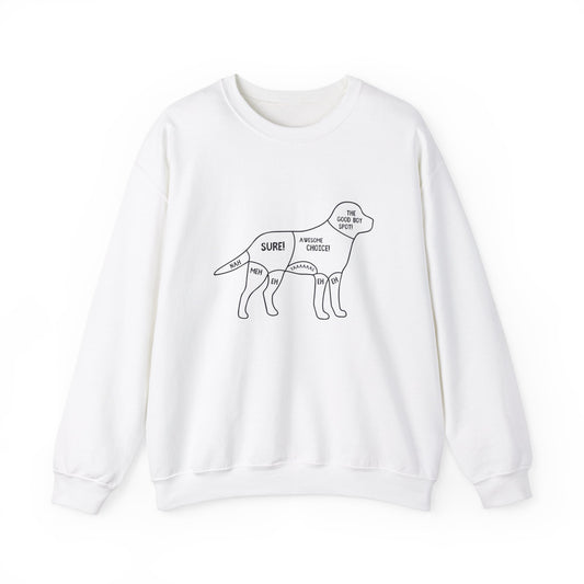 The Good Boy Spot!! - Unisex Heavy Blend™ Crewneck Sweatshirt