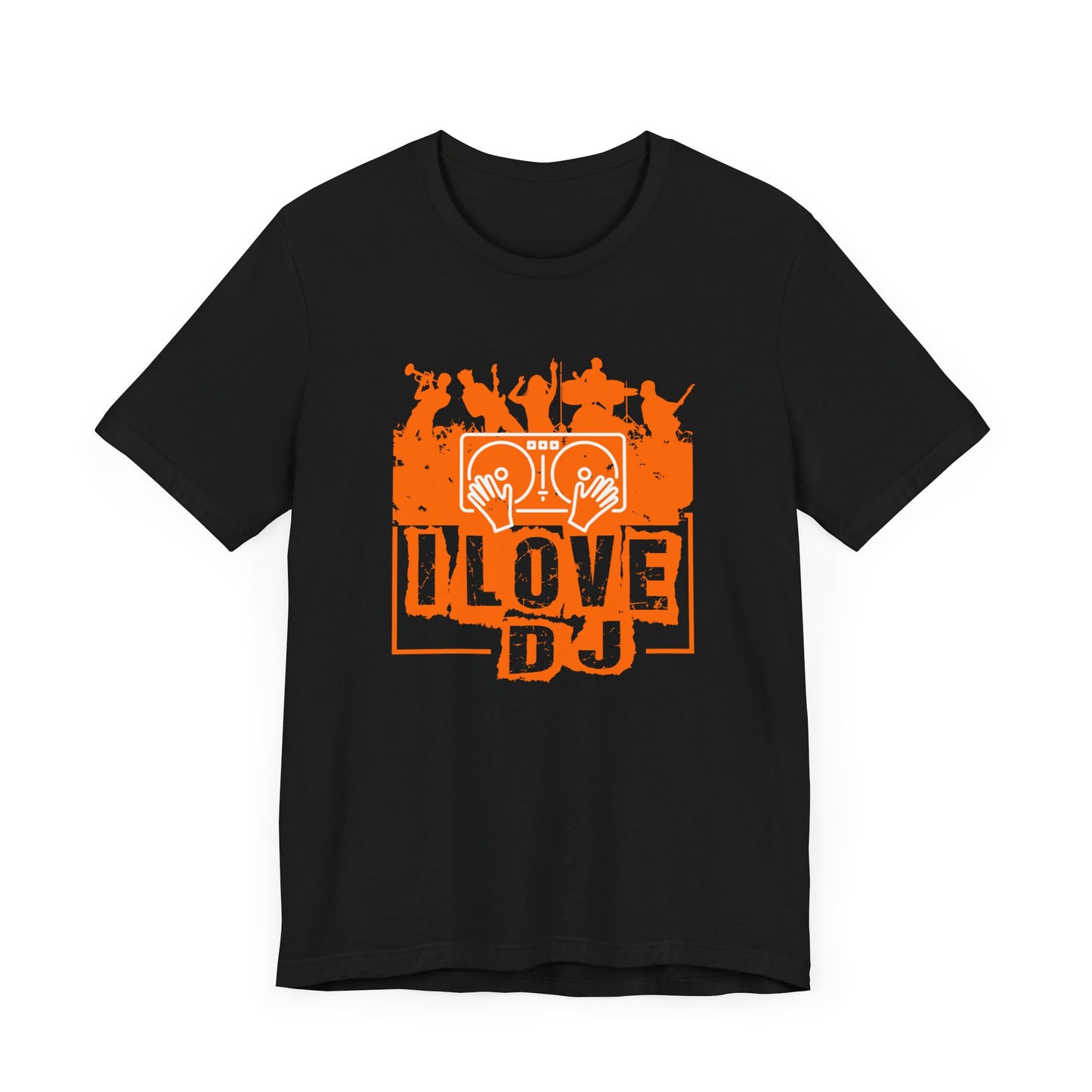 Music: I Love DJ - Unisex Jersey Short Sleeve Tee