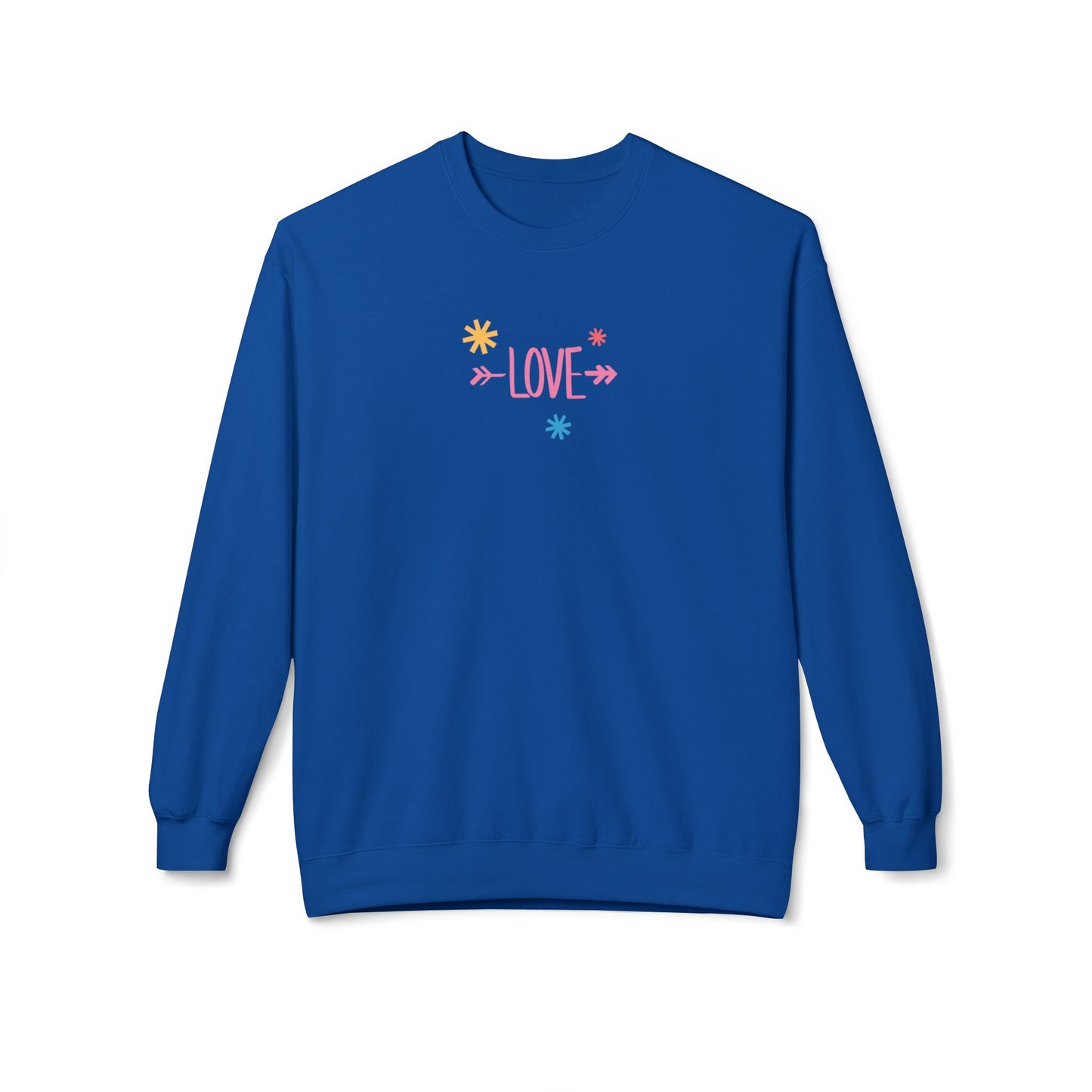Love - Unisex Midweight Softstyle Fleece Crewneck Sweatshirt - 11624