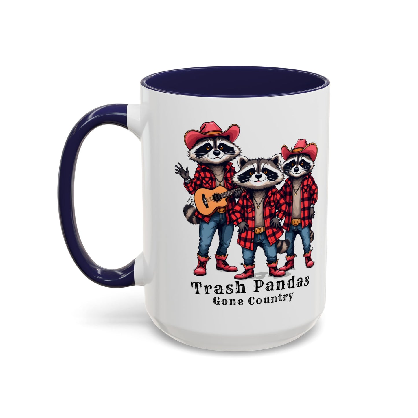 Trash Pandas Gone Country Mug – Funny Raccoon Band Coffee Mug Gift - 14860