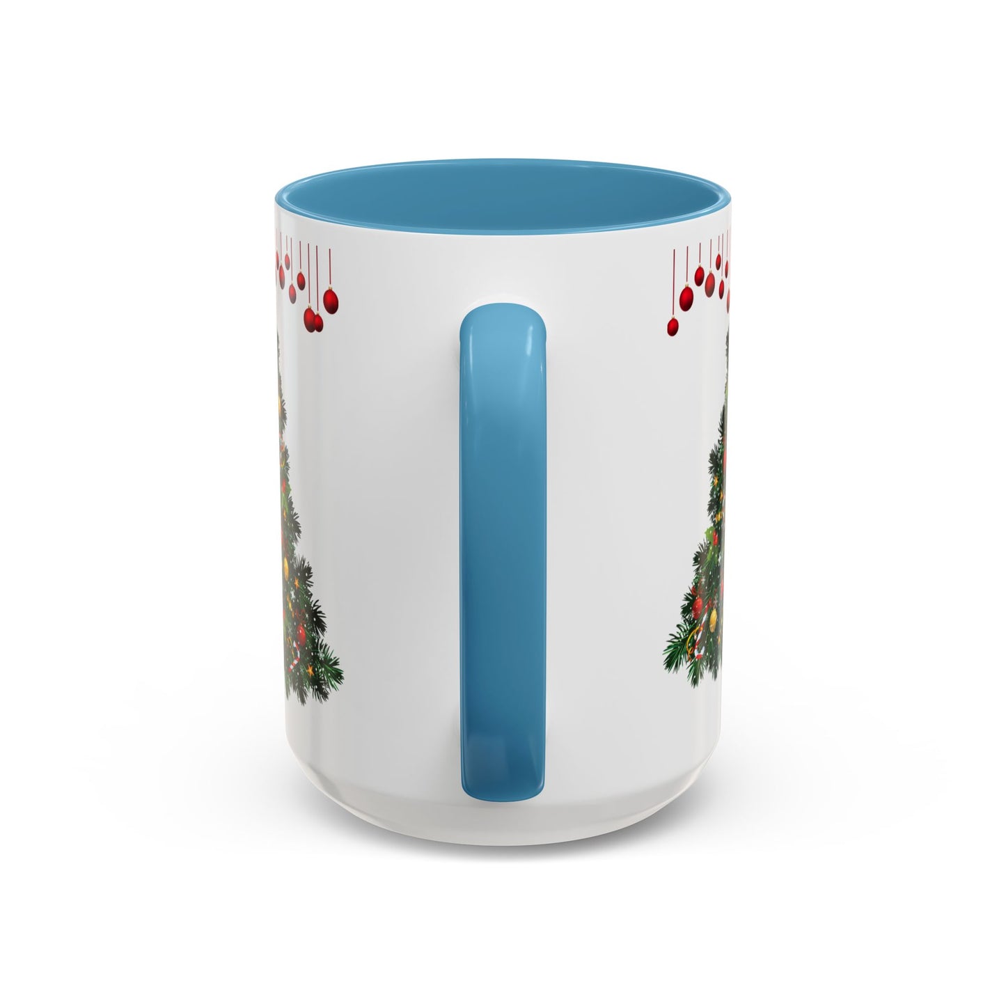 Merry Christmas - Accent Coffee Mug (11, 15oz)