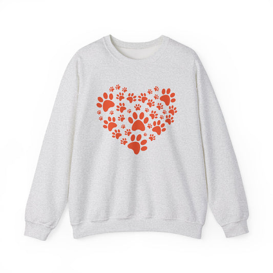 Little Paws, Big Love - Unisex Heavy Blend™ Crewneck Sweatshirt