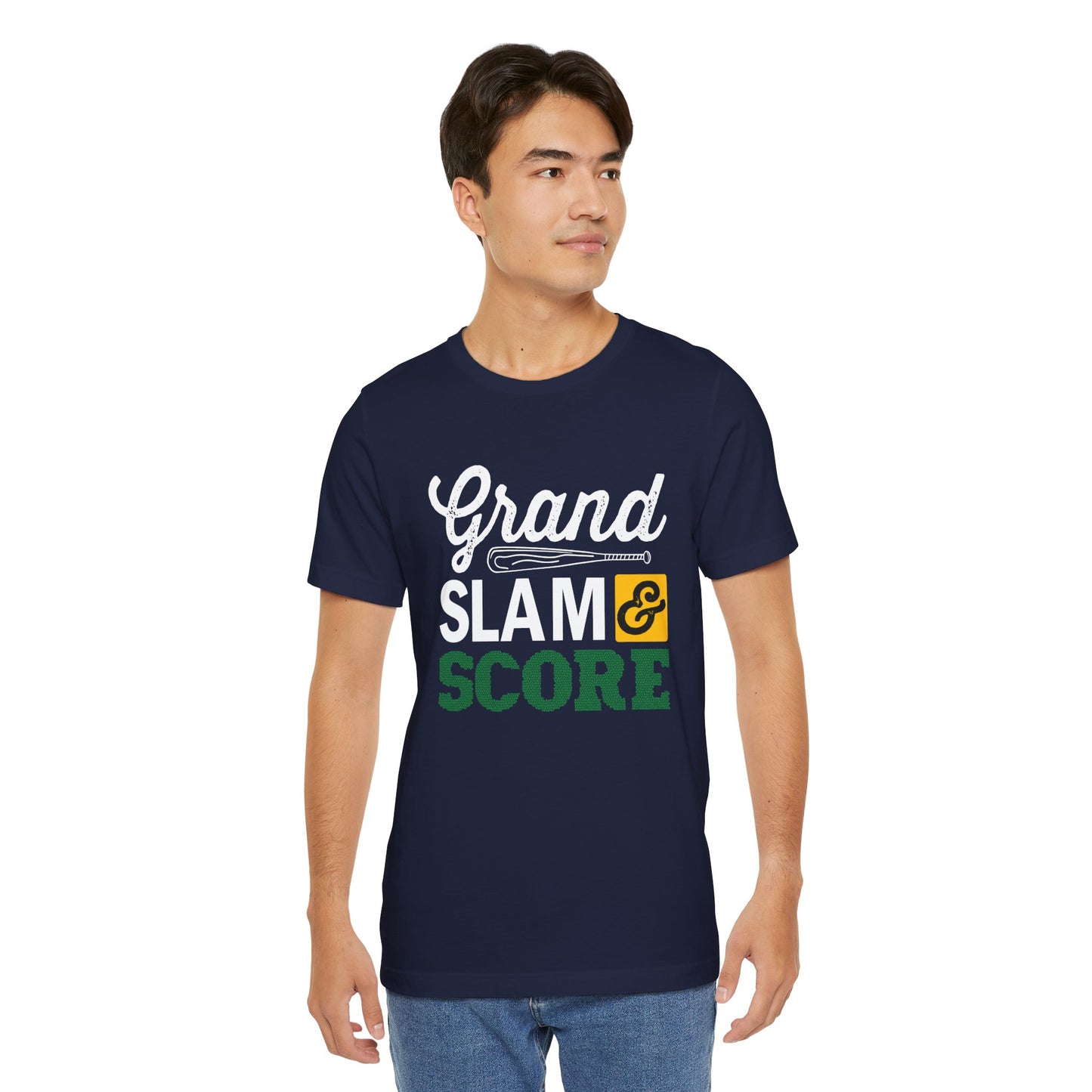 Baseball: Grand Slam & Score - Unisex Jersey Short Sleeve Tee