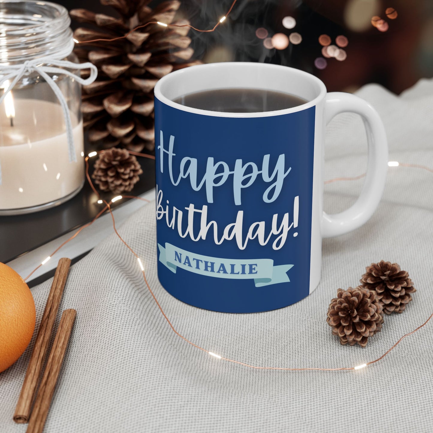 Personalized Birthday Celebration Mug - Customizable Gift for Birthdays, Parties, Unique Keepsake - 13980