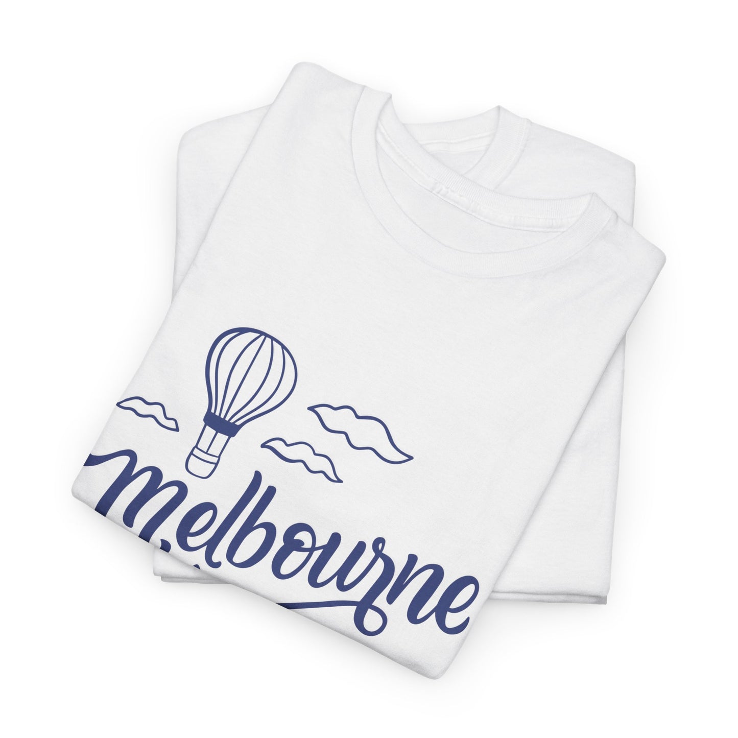 Melbourne Hot Air Balloon Unisex Heavy Cotton Tee - 12142
