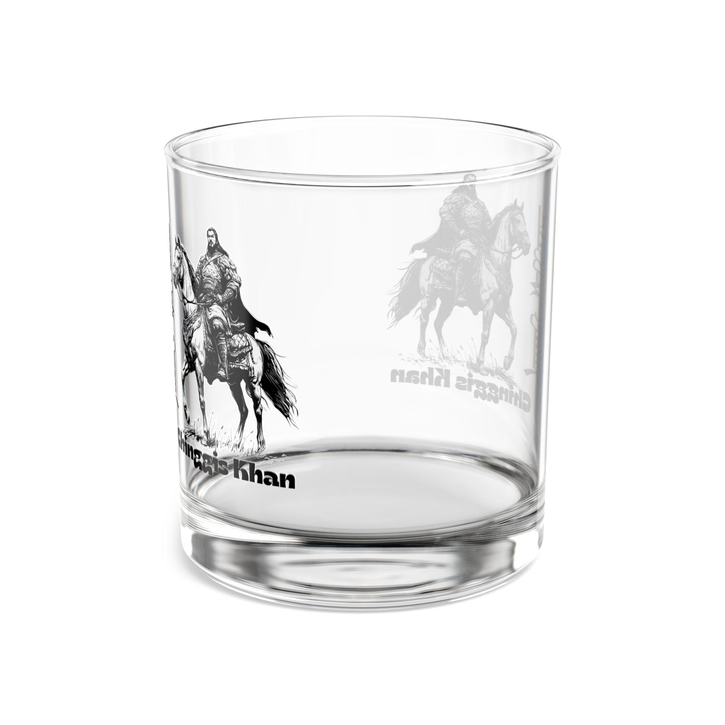 Mongolia: Chinggis Khan - Rocks Glass, 10oz