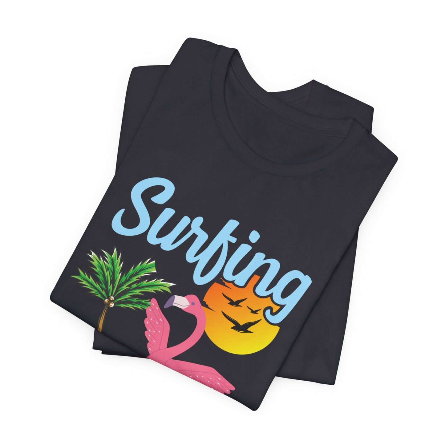 Surfing Paradise - Unisex Jersey Short Sleeve Tee - 13091