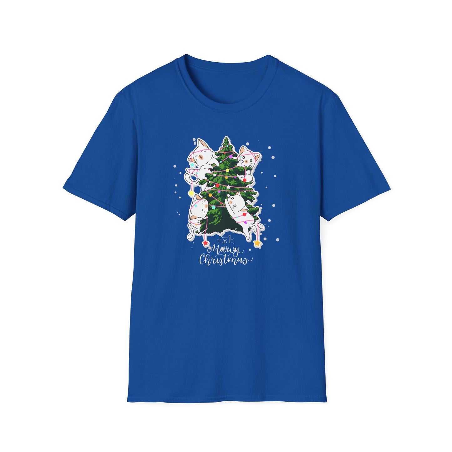 Meowy Christmas - Unisex Softstyle T-Shirt - 10078