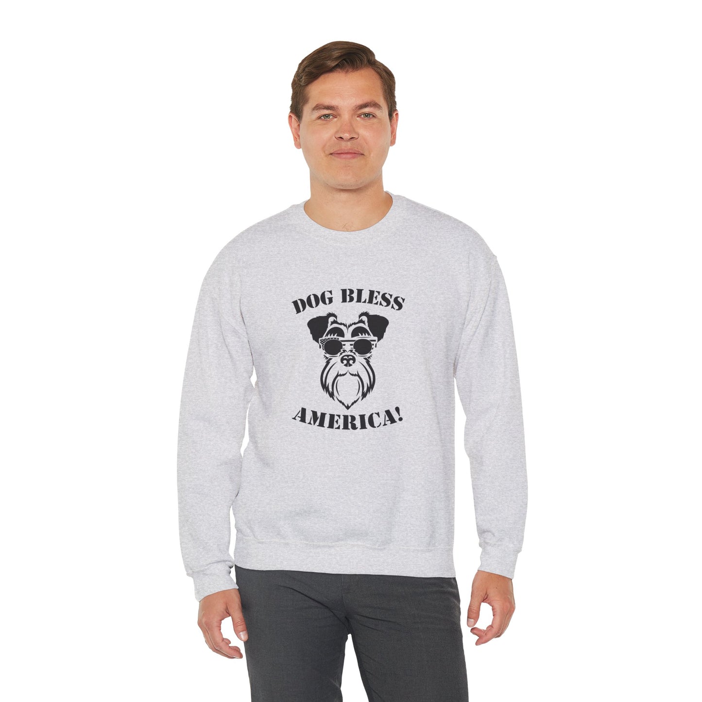 Dog Bless America! - Unisex Heavy Blend™ Crewneck Sweatshirt