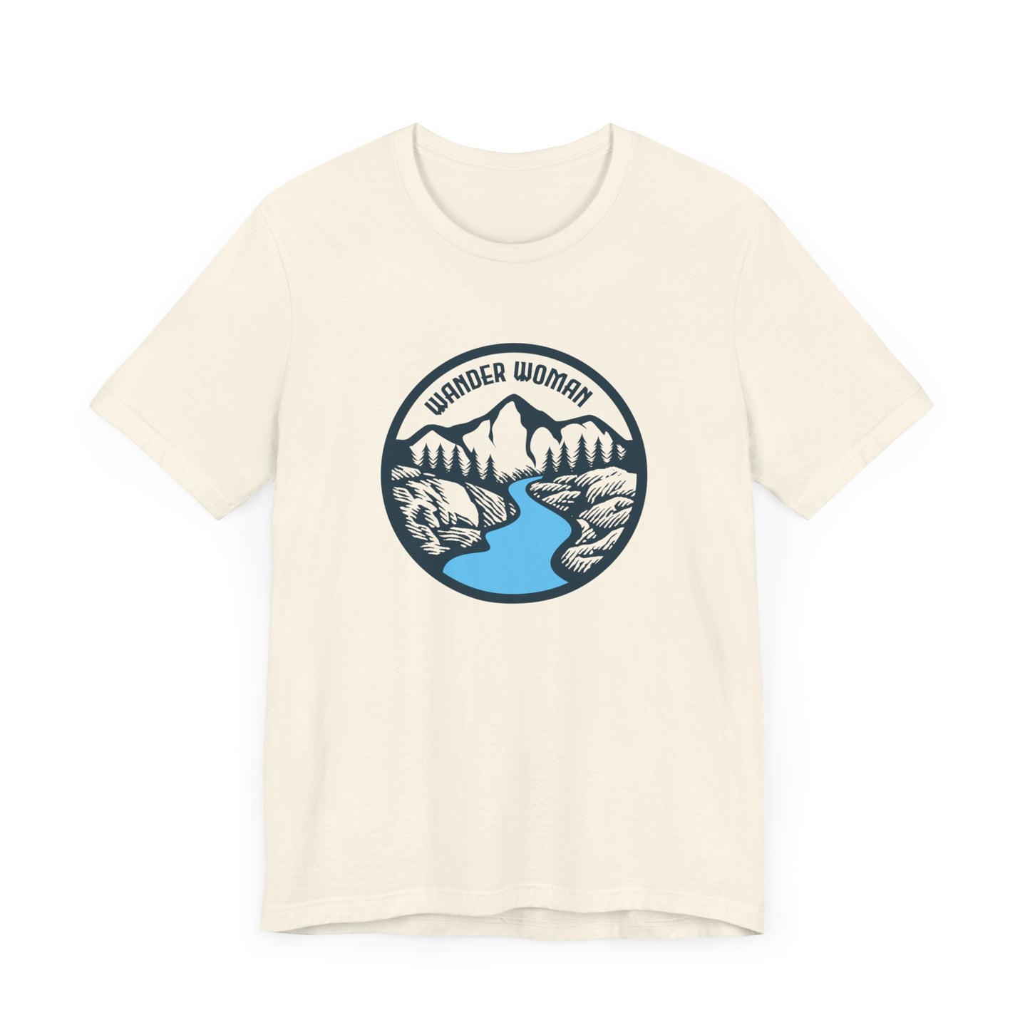 Camping: Wander Woman - Unisex Jersey Short Sleeve Tee