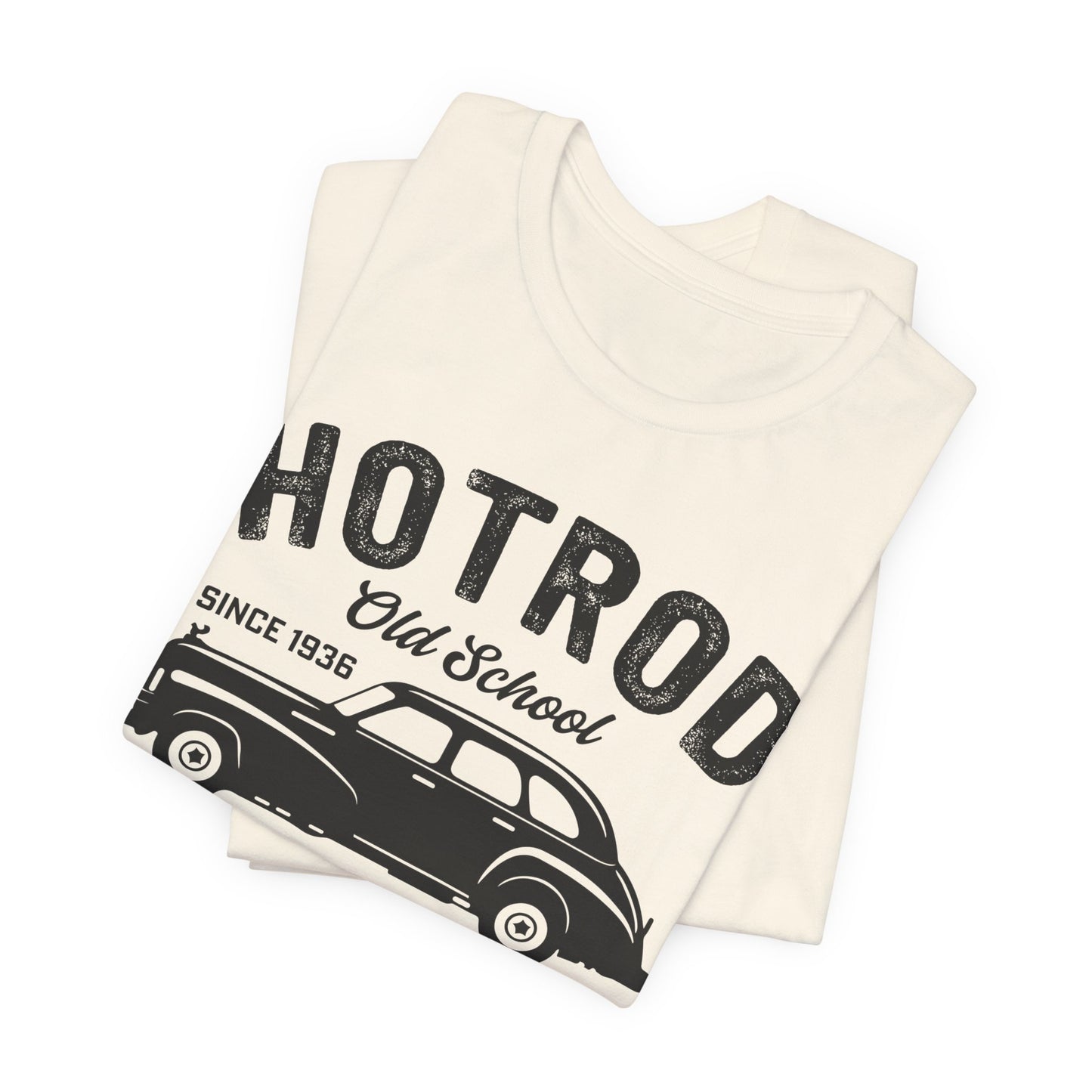 Hotrod, Old School - Unisex Jersey Short Sleeve Tee - 13035