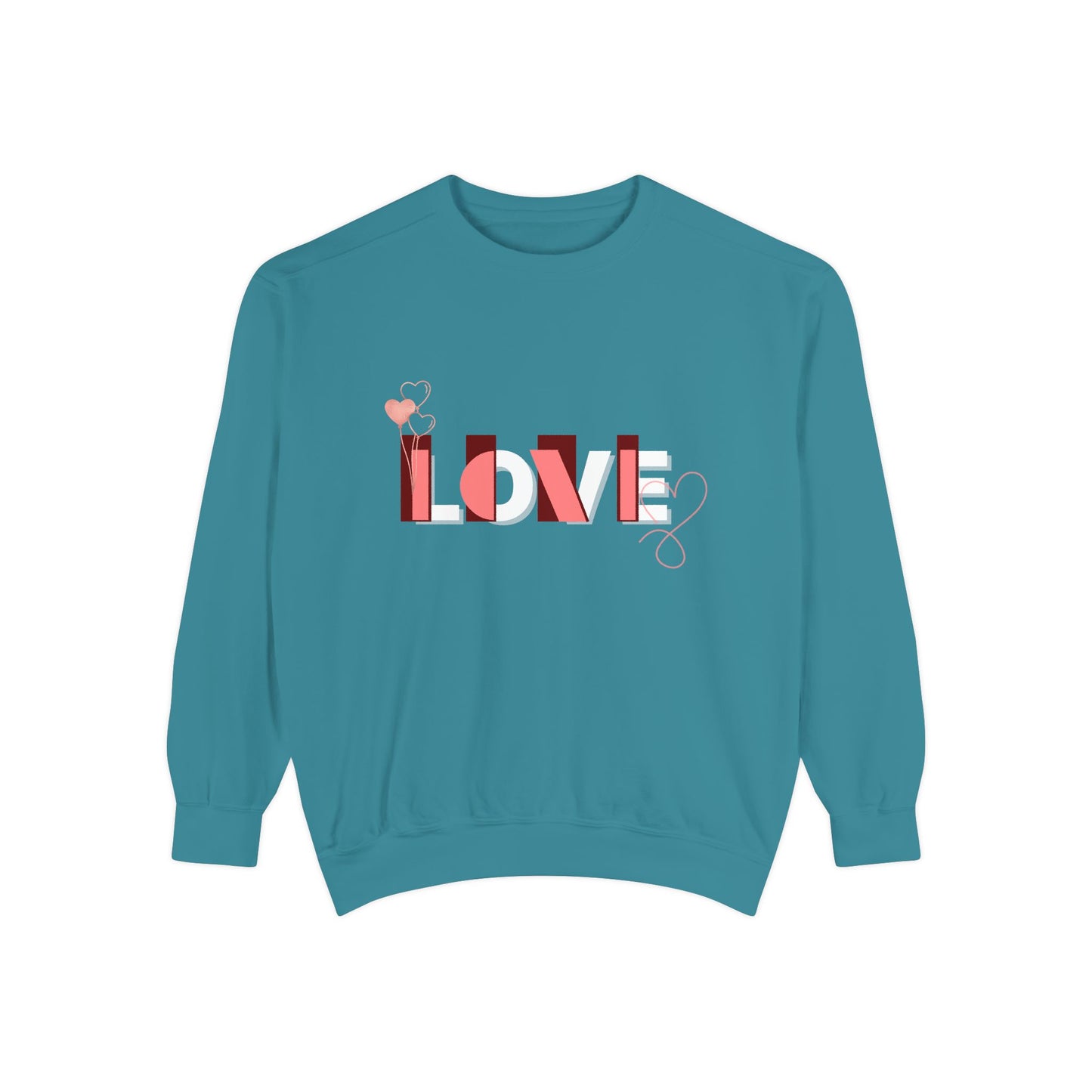 love - Unisex Garment-Dyed Sweatshirt - 11022