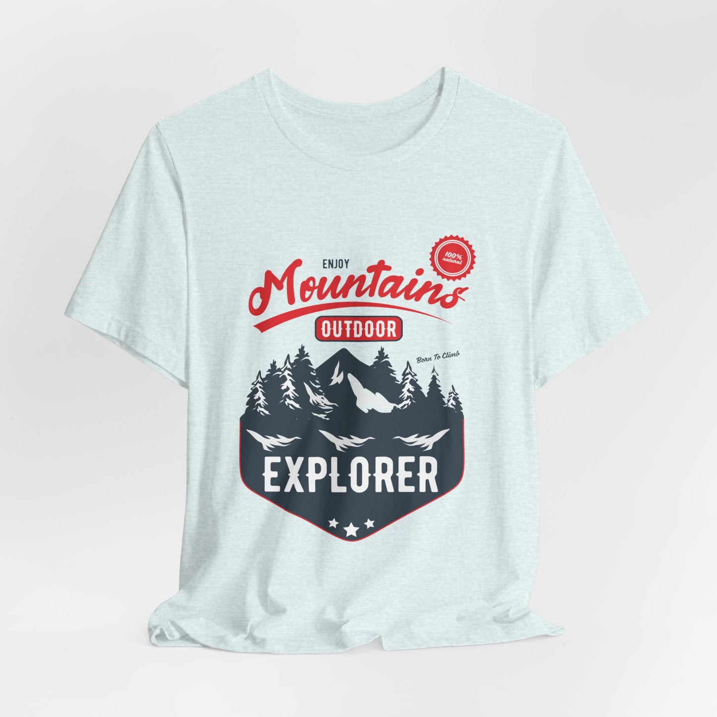 Enjoy Mountains, Outdoor Explorer - Unisex Jersey Short Sleeve Tee