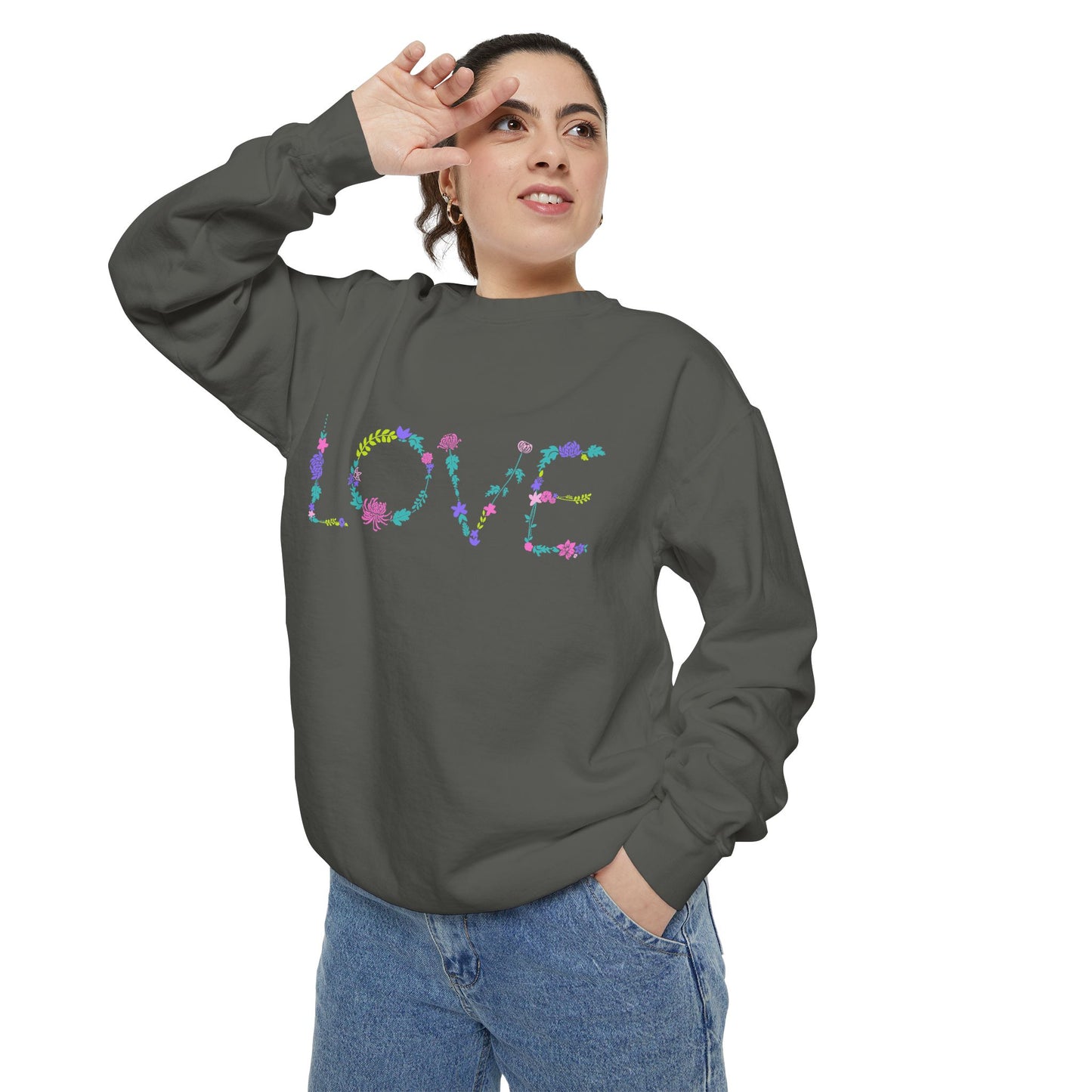 Love - Unisex Garment-Dyed Sweatshirt - 11806