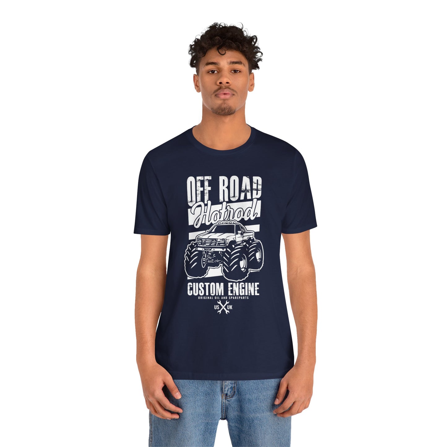 Off Road Hotrod, Custom Engine - Unisex Jersey Short Sleeve Tee - 13010