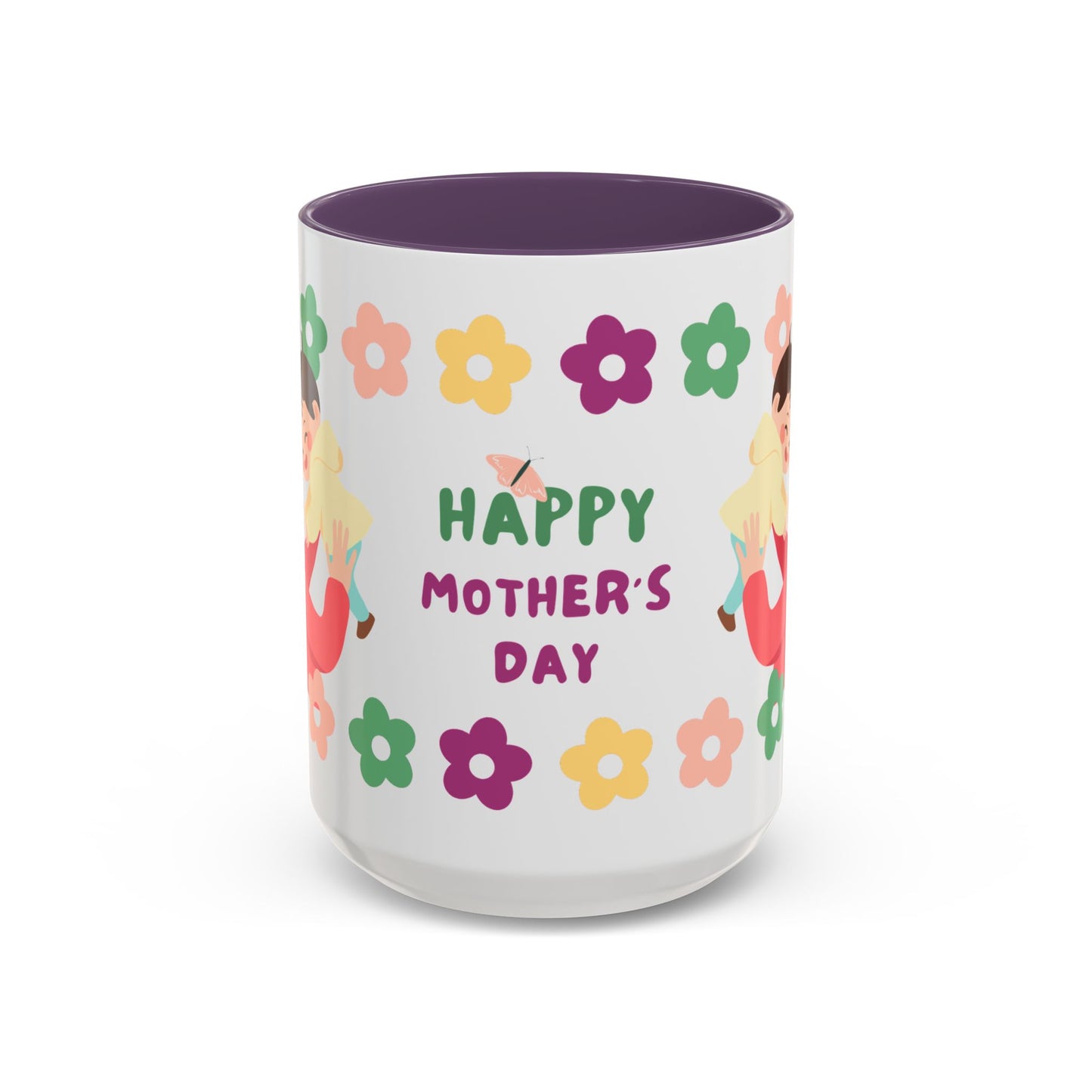 Happy Mother's Day Floral Accent Coffee Mug - 11/15oz - 12491