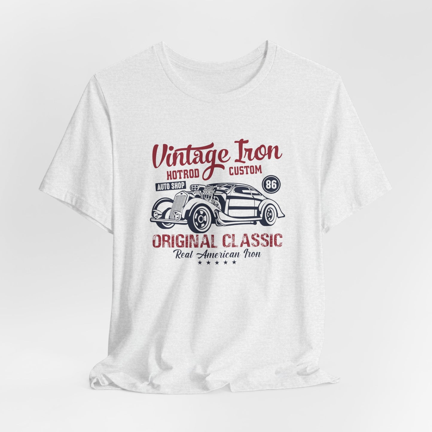 Vintage Iron, Hotrod Custom, Original Classic - Unisex Jersey Short Sleeve Tee