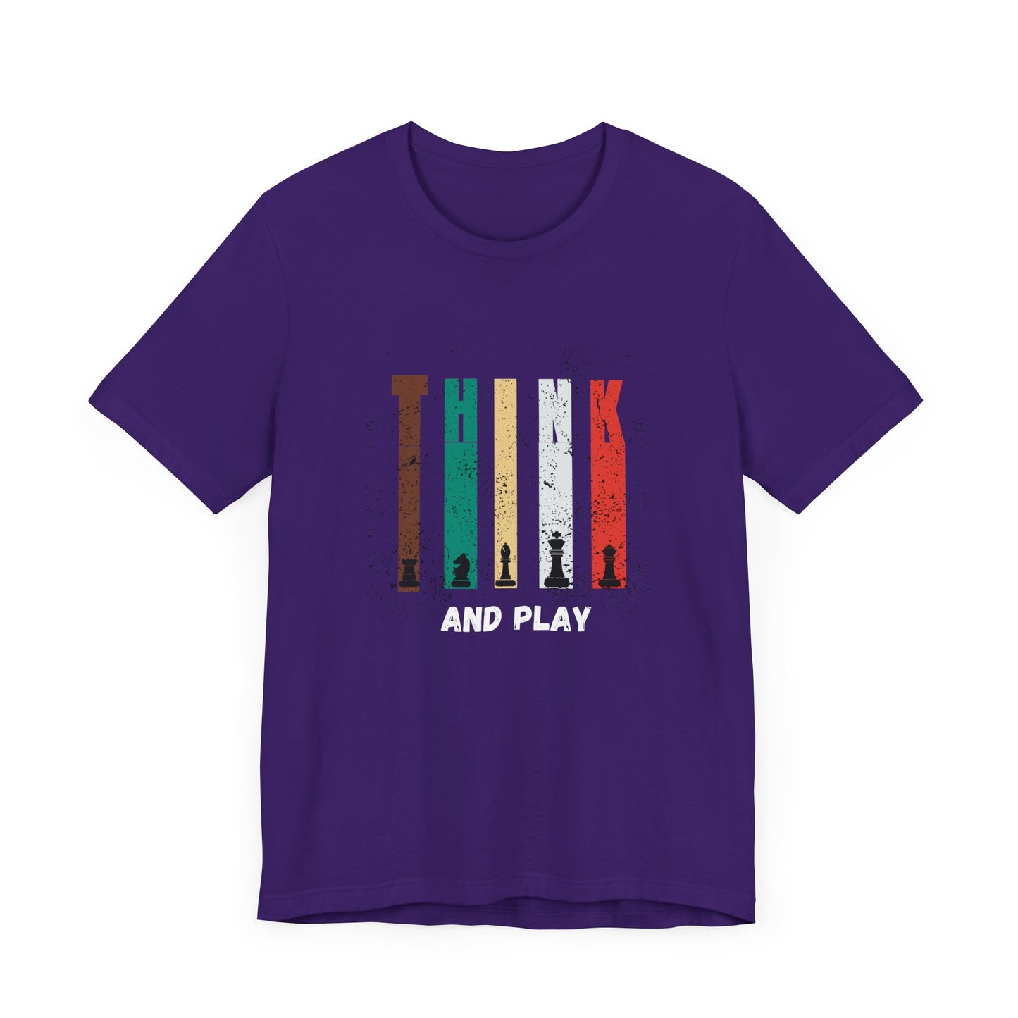 Think and Play  - Unisex Jersey Short Sleeve Tee - 10640