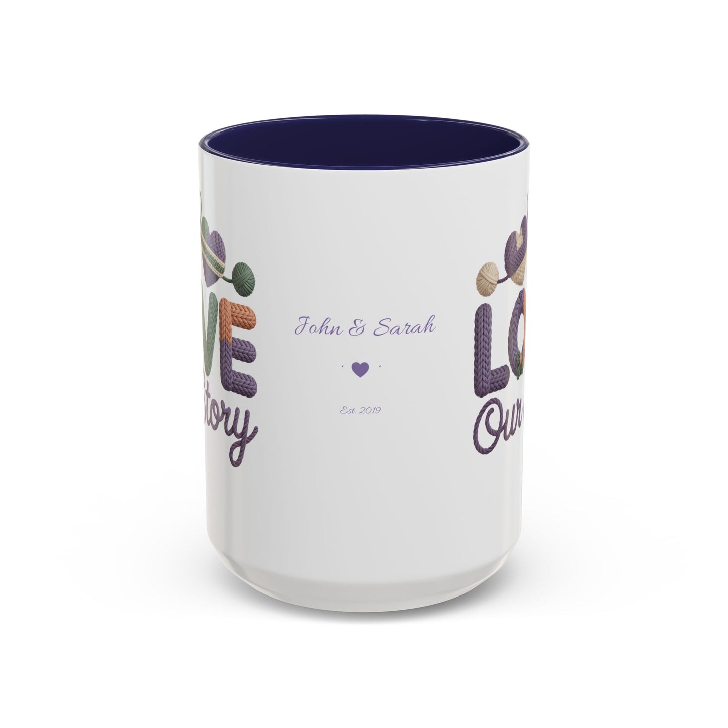 Our Story Personalized Mug — Custom Names & Established Date | Couple Gift (11oz / 15oz) - 14749