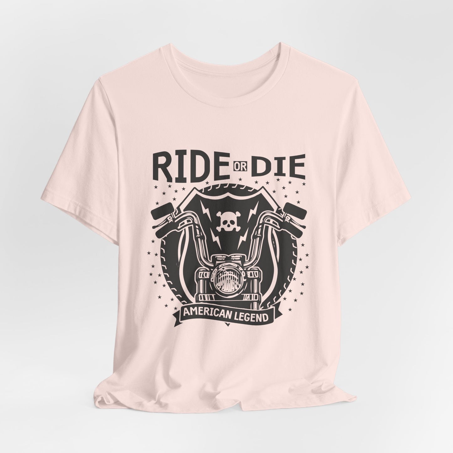 Ride or Die, American Legend - Unisex Jersey Short Sleeve Tee - 13261