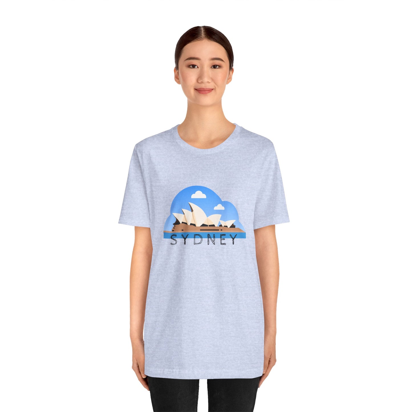 Sydney Graphic Unisex Jersey Tee - Coastal Vibes T-Shirt - 12044
