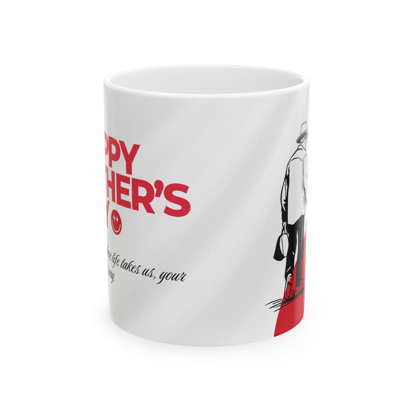 Happy Father's Day Ceramic Mug – Gift for Fathers, Coffee Lover Mug - 14014