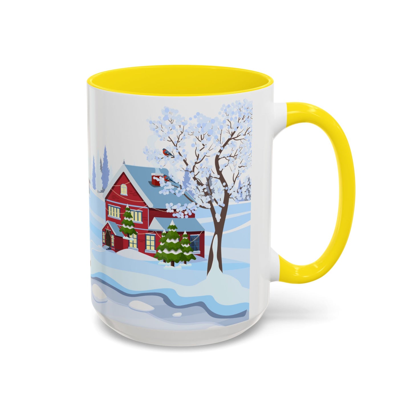 Winter Day Outside - Accent Coffee Mug (11, 15oz) - 10453