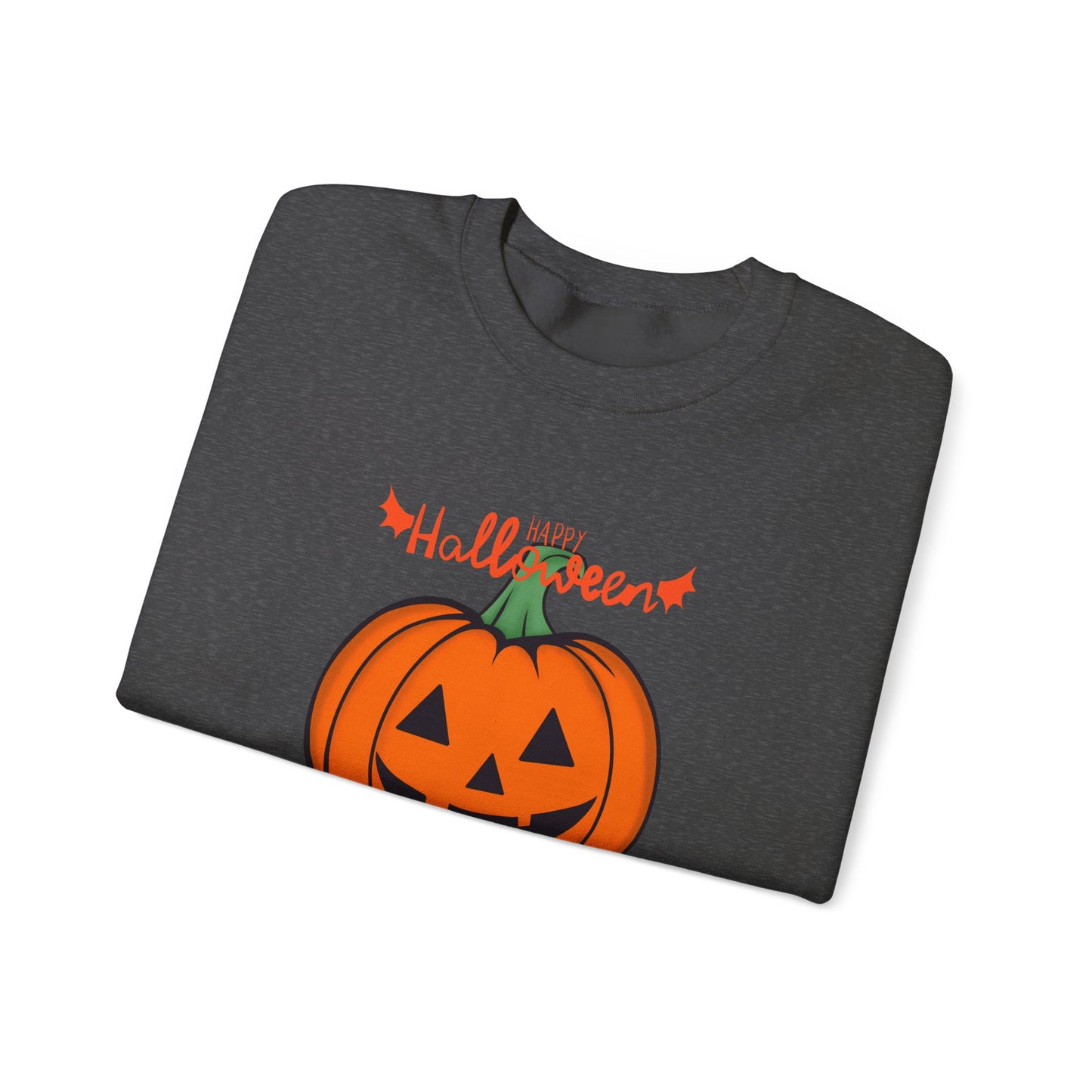 Happy Halloween, Big Pumpkin - Unisex Heavy Blend™ Crewneck Sweatshirt