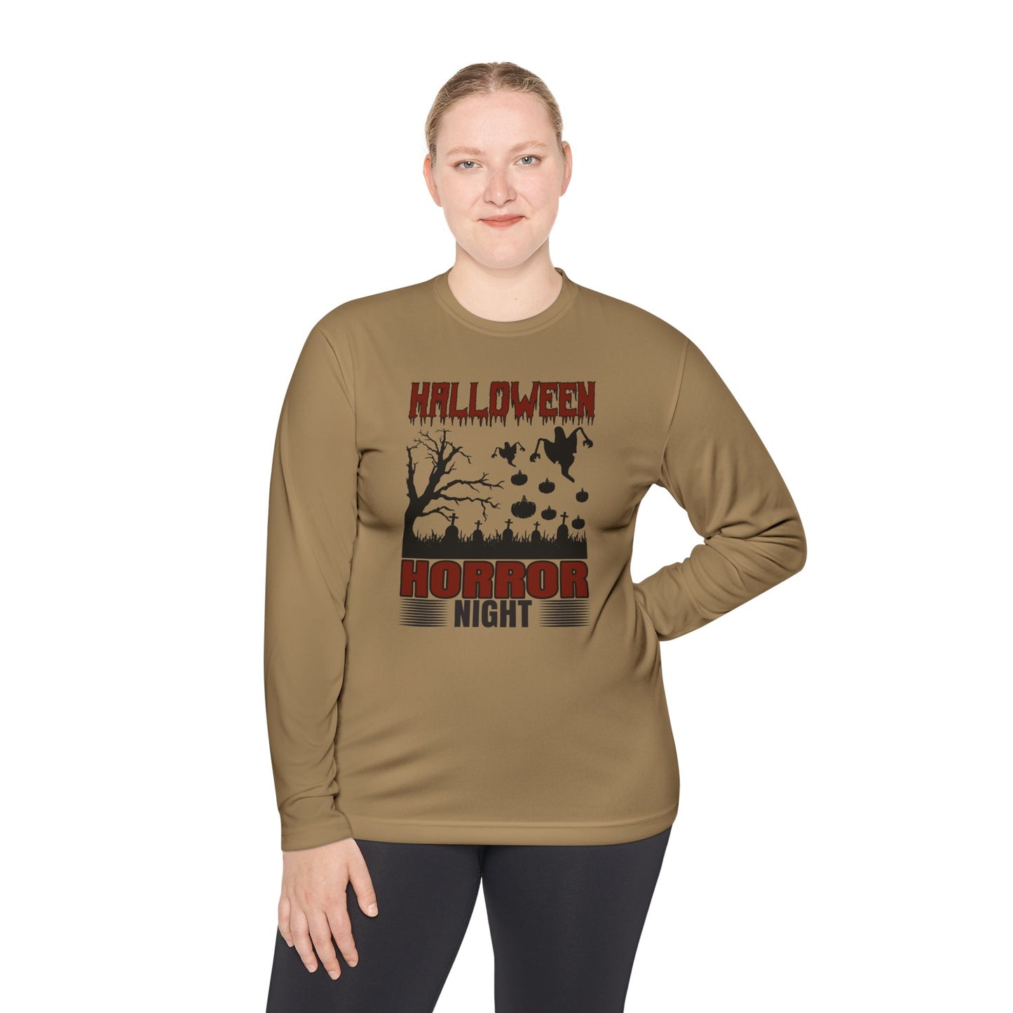 Halloween Horror Night - Unisex Lightweight Long Sleeve Tee - 13904