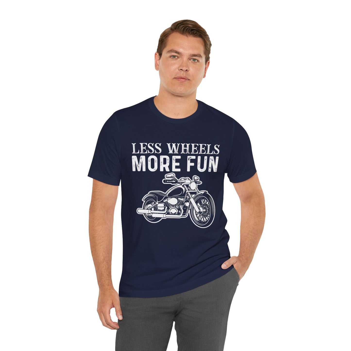 Less Wheels More Fun - Unisex Jersey Short Sleeve Tee