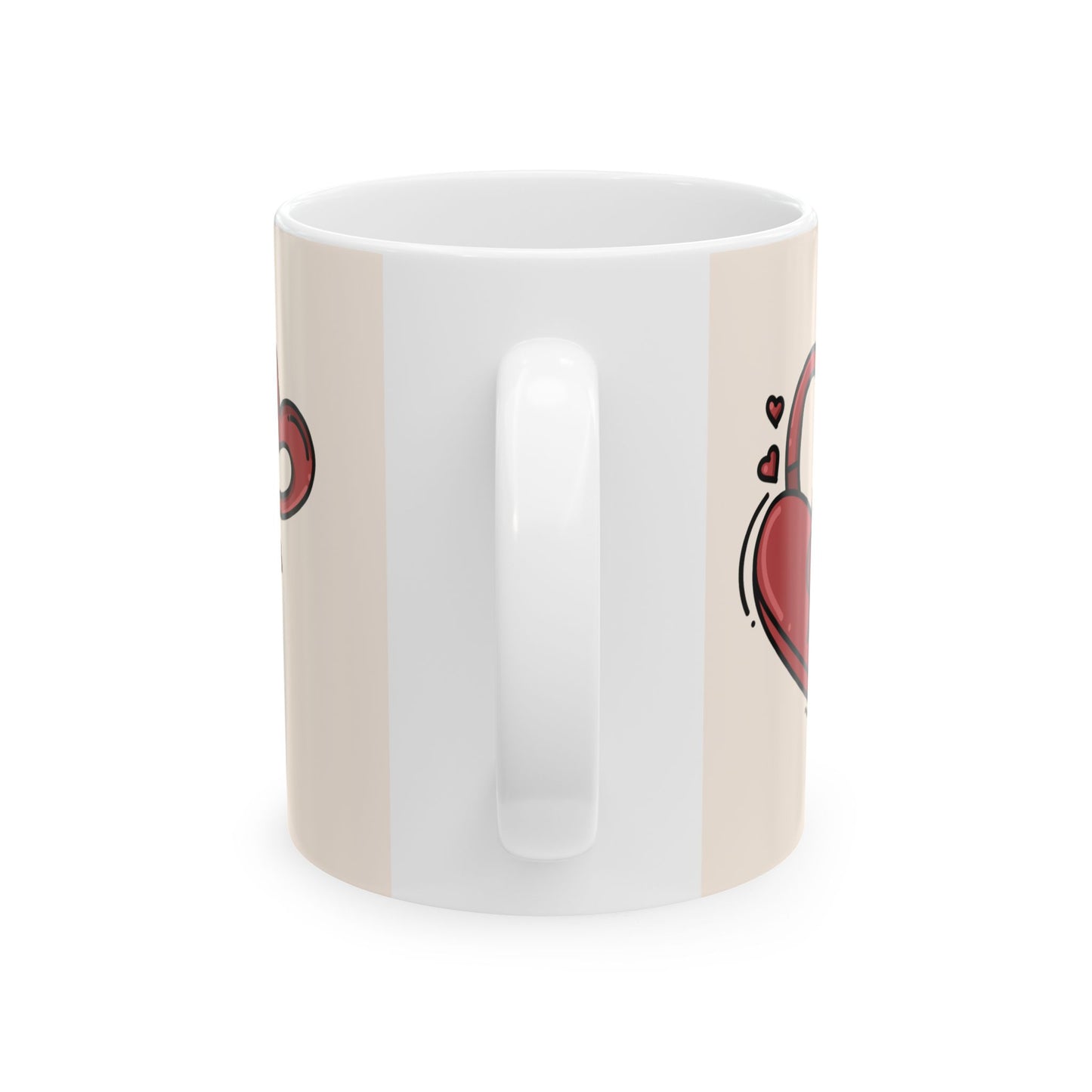 Happy Valentine's Day - Ceramic Mug, (11oz, 15oz) - 11016