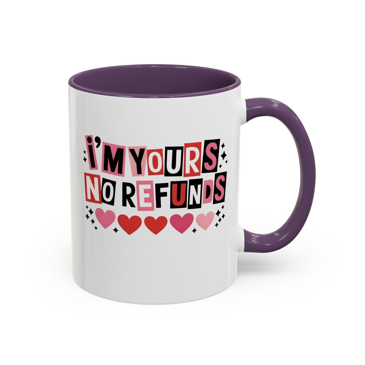 Forever Yours, No Exchanges Valentine Mug – Funny Romantic Coffee Cup Gift (11oz / 15oz) - 14775