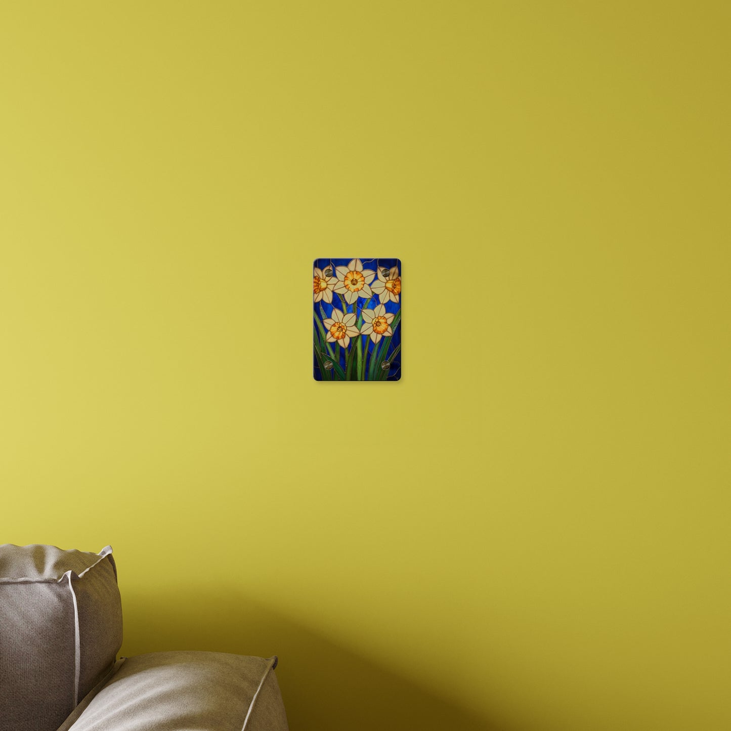 Daffodil Floral Acrylic Wall Art Panel - 14601