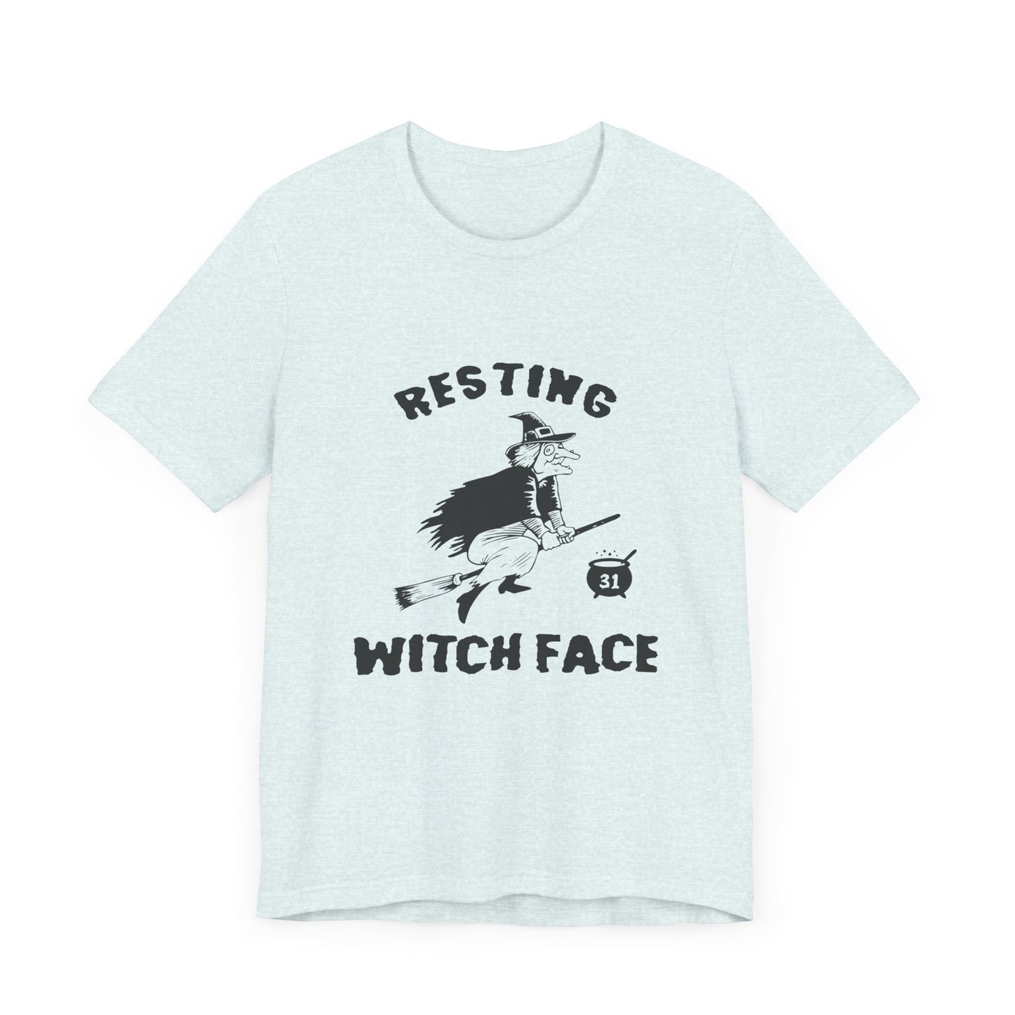 Halloween: Resting Witch Face - Unisex Jersey Short Sleeve Tee