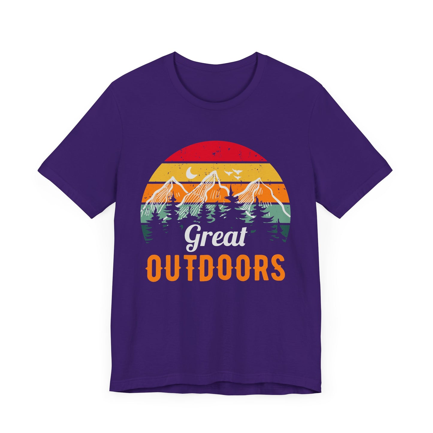 Camping: Great Outdoors - Unisex Jersey Short Sleeve Tee - 12639