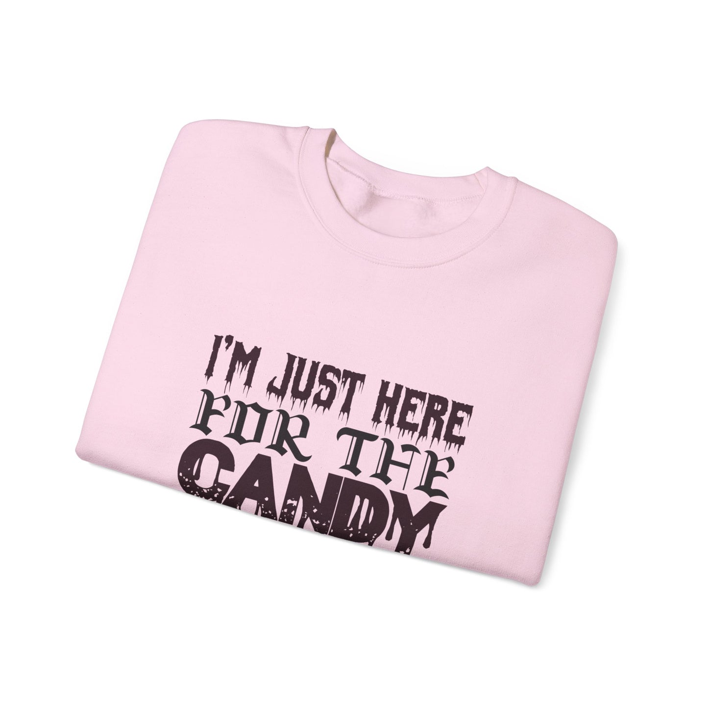 I'm Just Here For The Candy - Unisex Heavy Blend™ Crewneck Sweatshirt